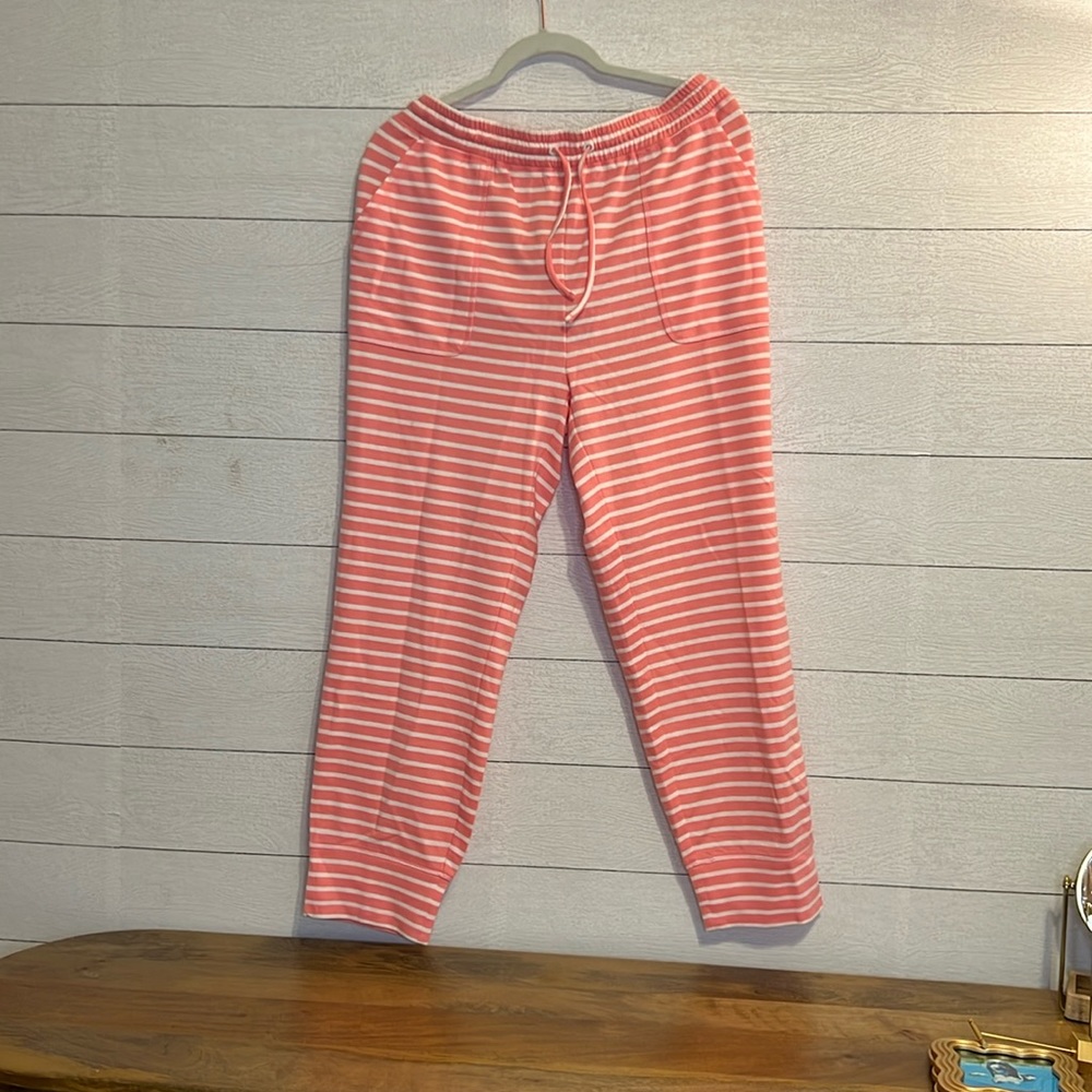 Vineyard Vines Pink and White Joggers NWT